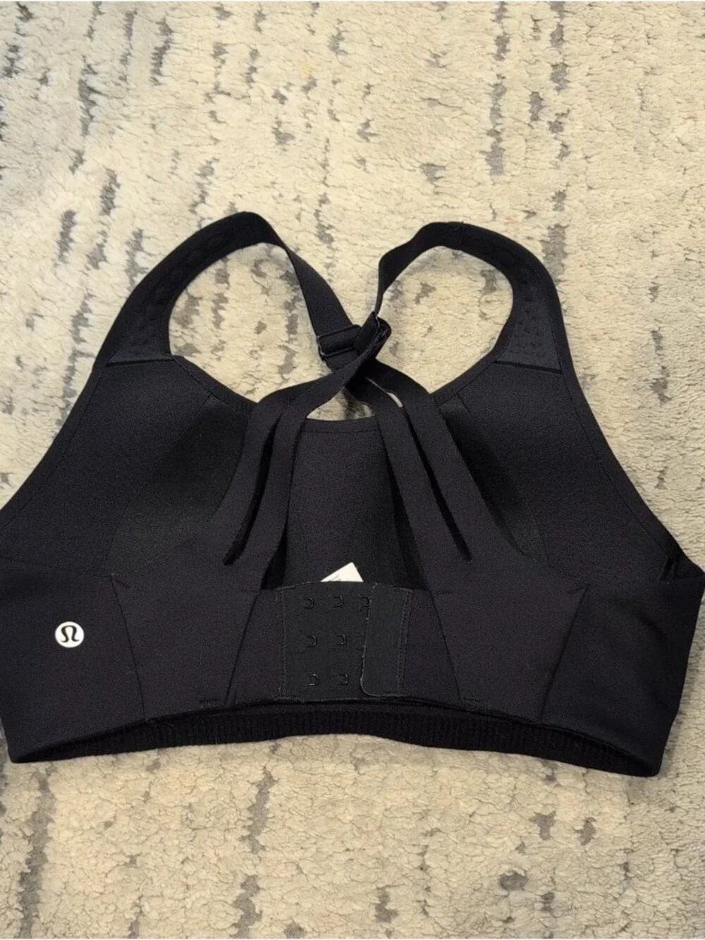 Lululemon AirSupport Bra *High Support, C-DDD Cups Black / Asphalt Grey